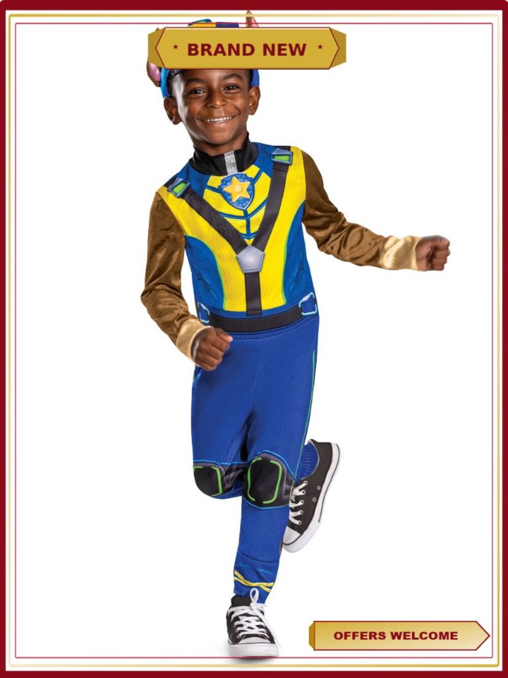 Paw Patrol Chase Dino Toddler Halloween Costume Size 2T